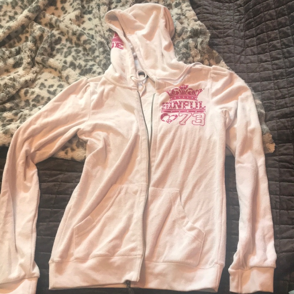 Lightweight zip up jacket.